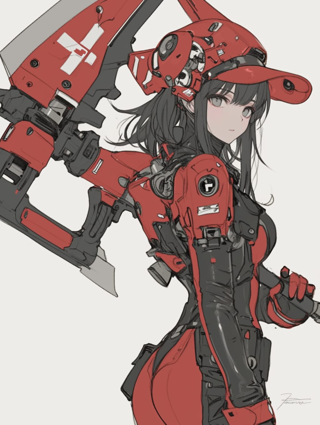 red girl