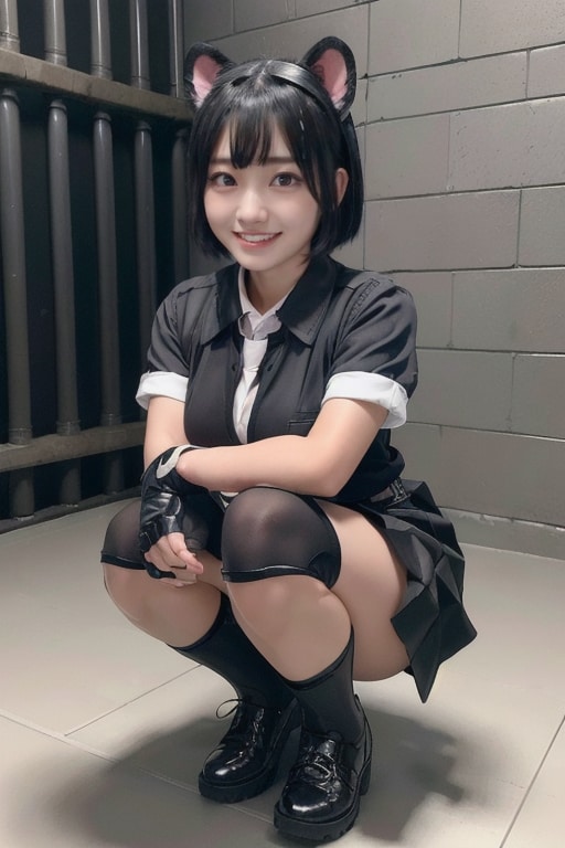 異臭騒ぎで捕まってしまったスカンクちゃん
