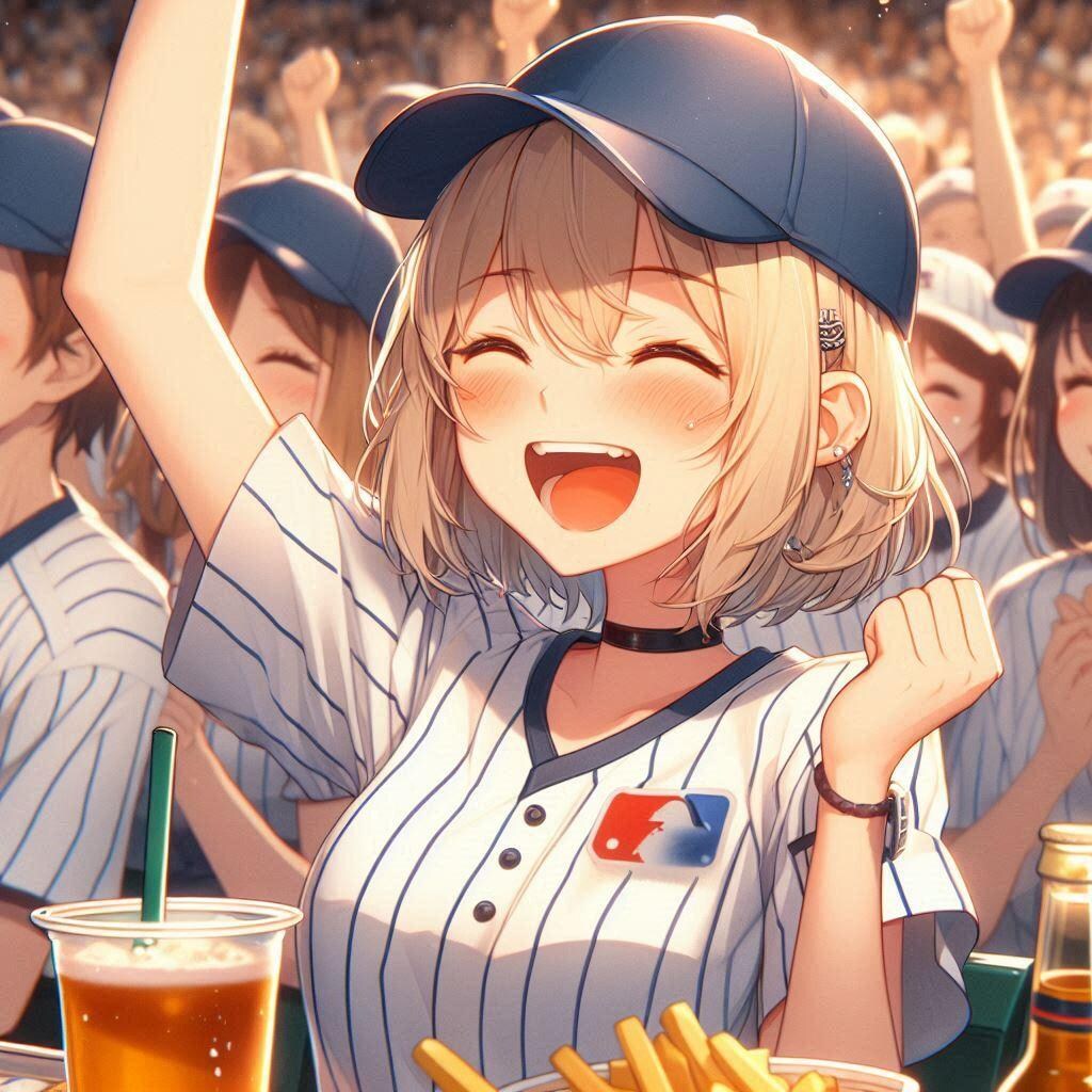 球場メシと野球観戦