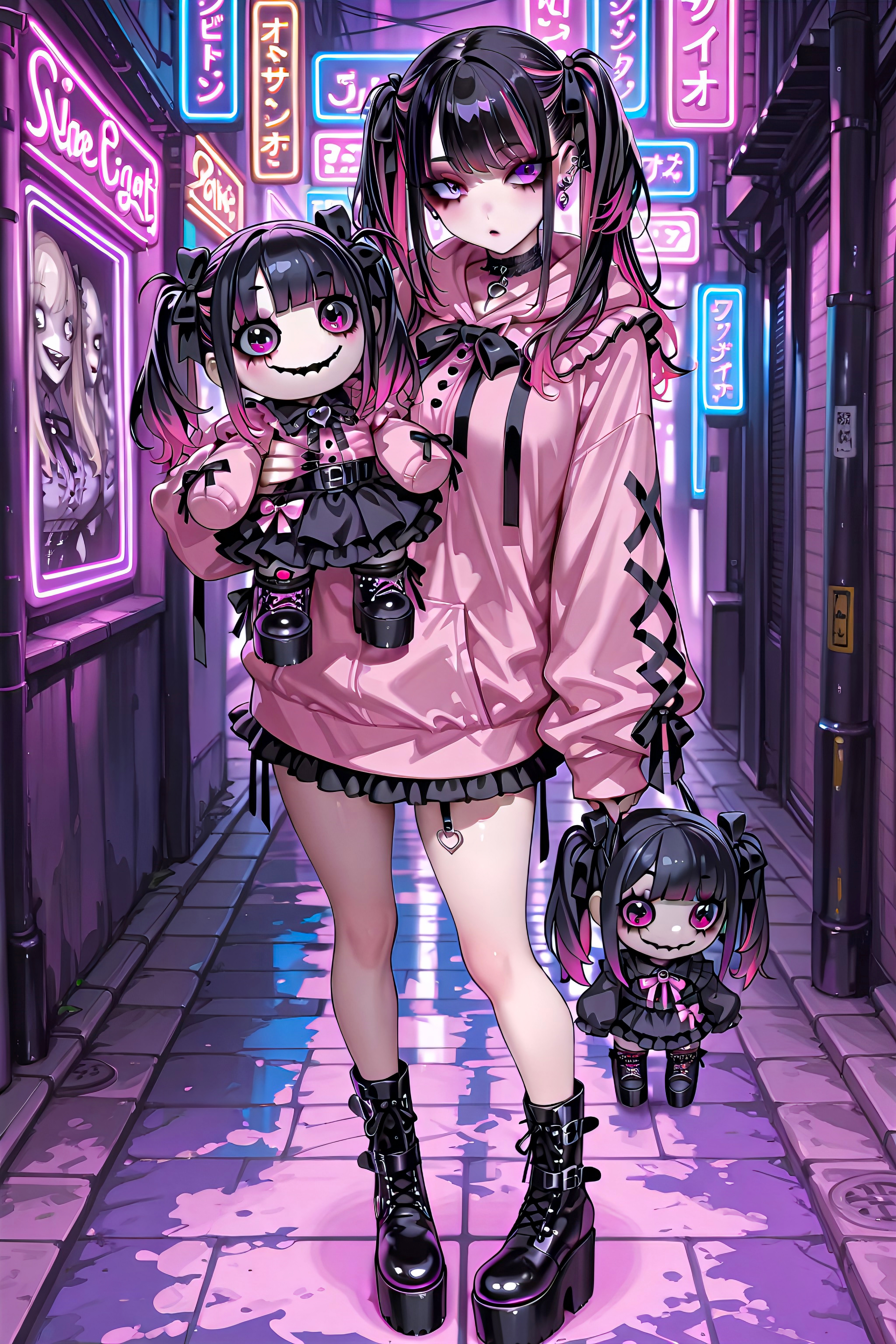 地雷系ギャル　ECHIDNA | の人気AIイラスト・グラビア