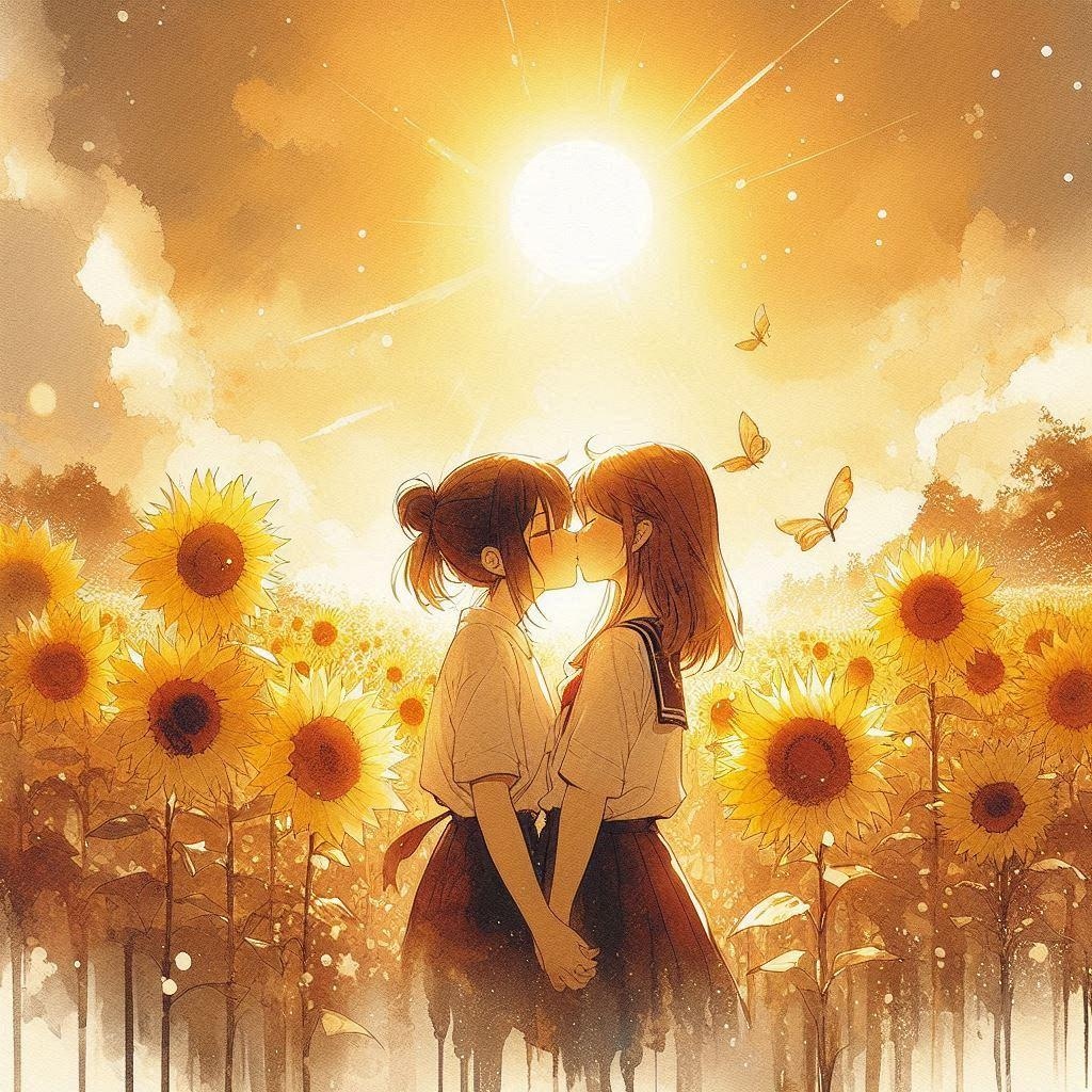 口と口が出会った (カップル30)