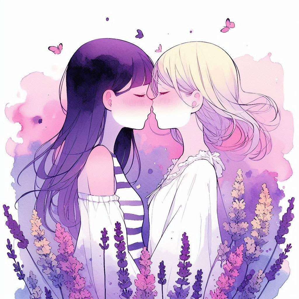 口と口が出会った (カップル30)