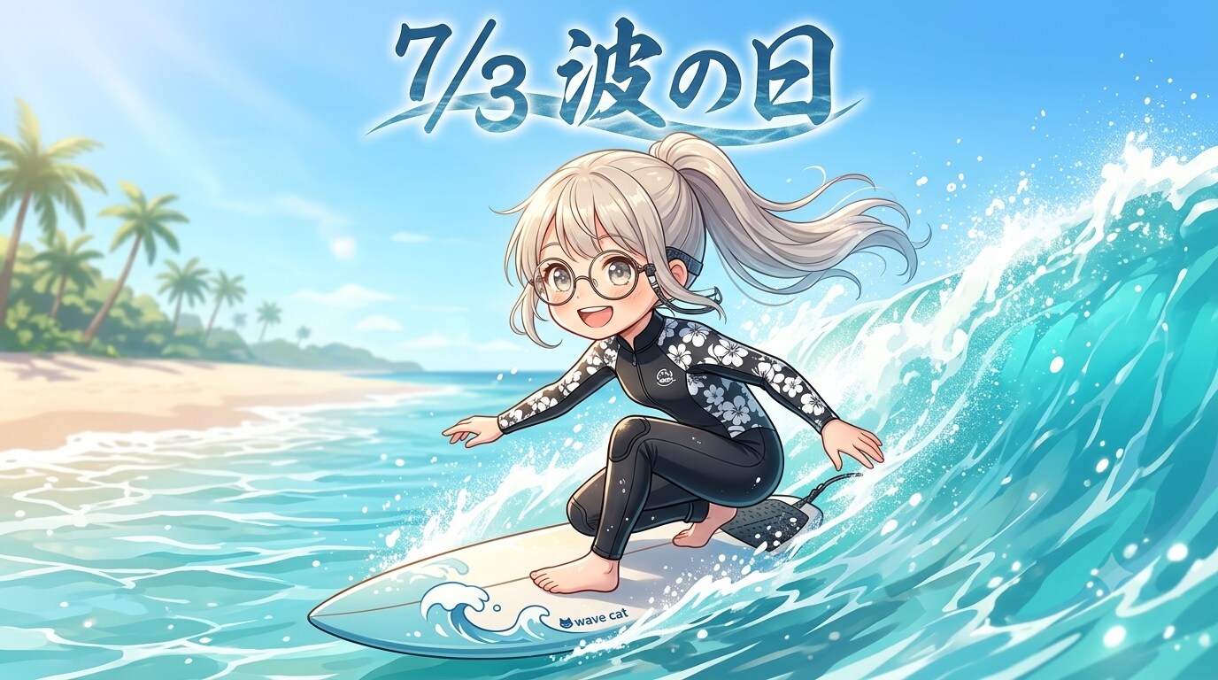 今日は「波の日」