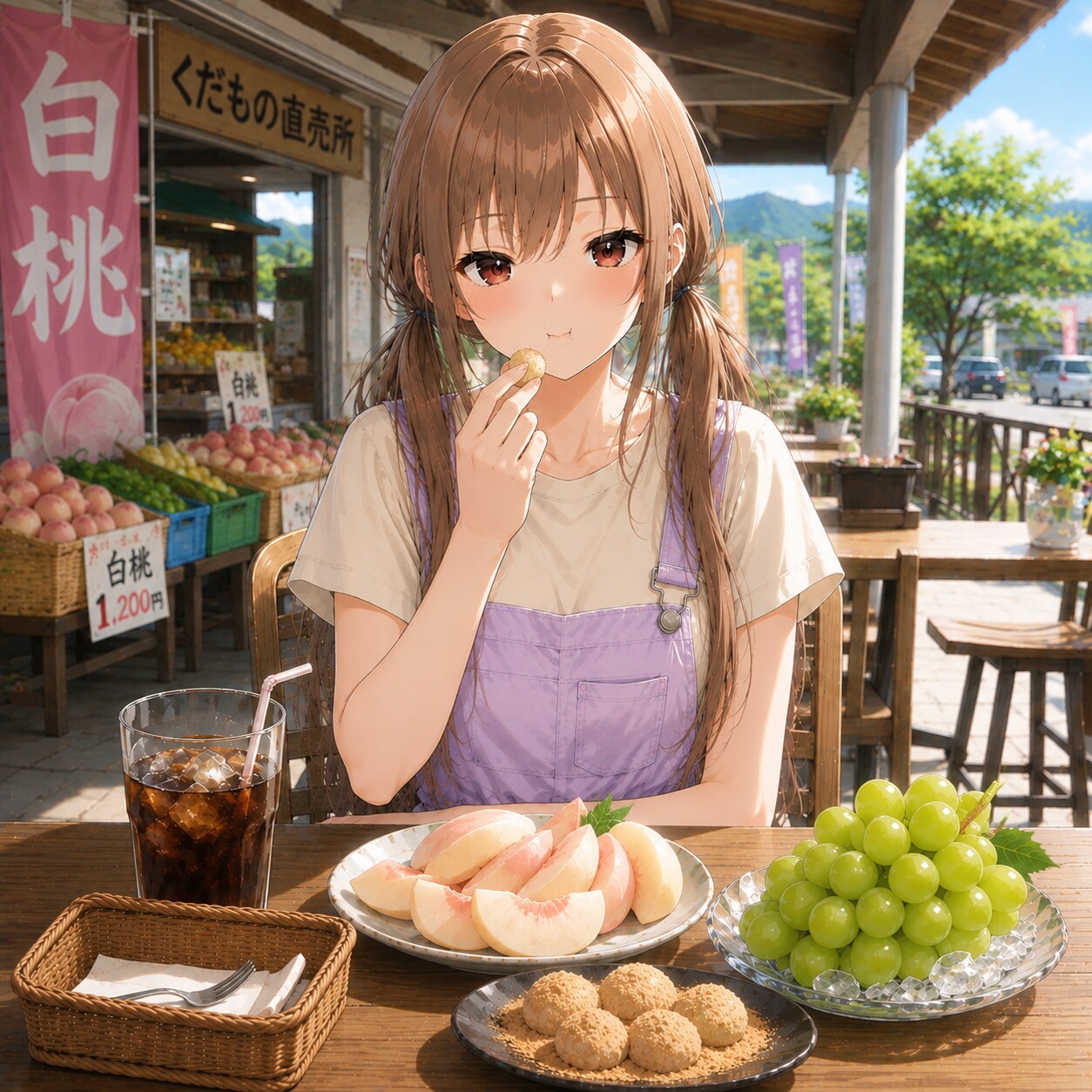 梢とランチ（６６）お腰につけたきびだんご♬ | の人気AIイラスト・グラビア