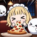 いただきます！ ごちそうさまと！ ありがとう！🍕✨✨✨ 2枚目