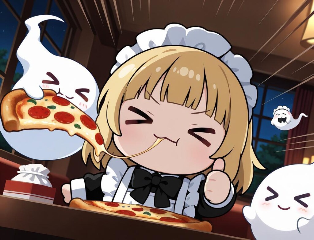 いただきます！ ごちそうさまと！ ありがとう！🍕✨✨✨
