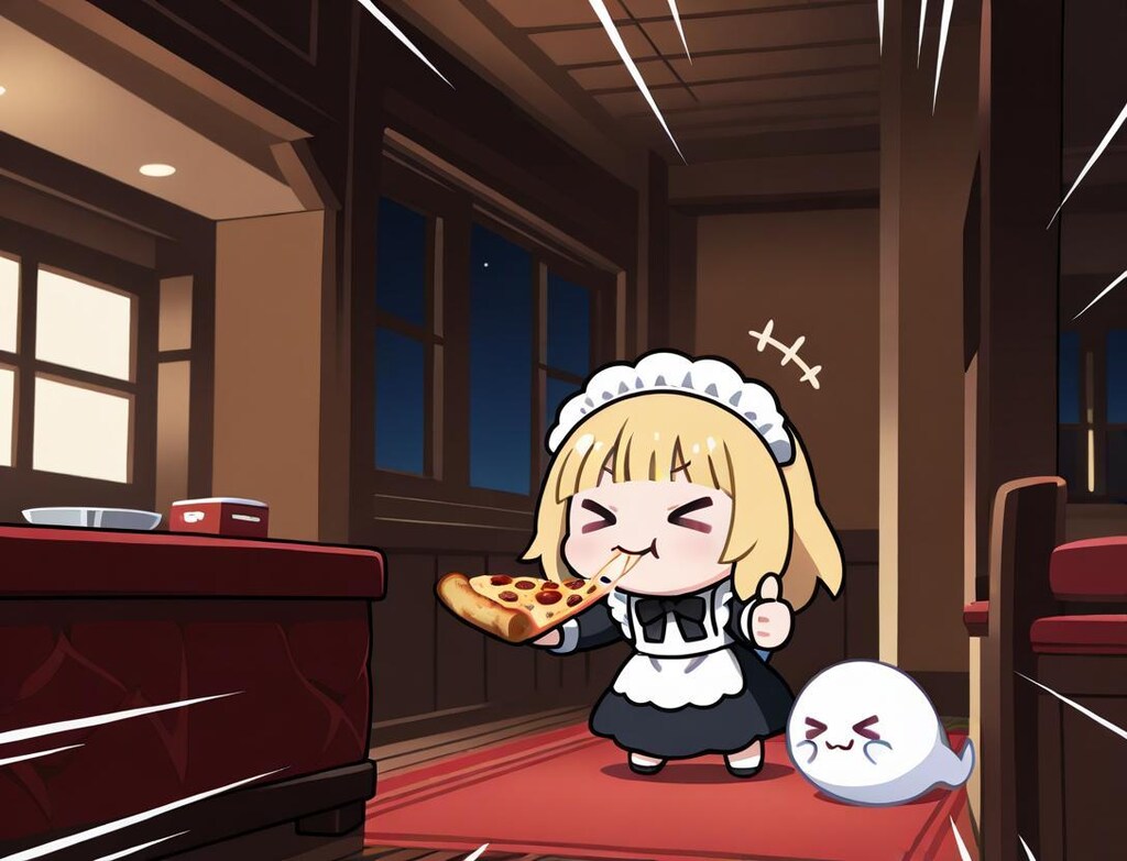 いただきます！ ごちそうさまと！ ありがとう！🍕✨✨✨