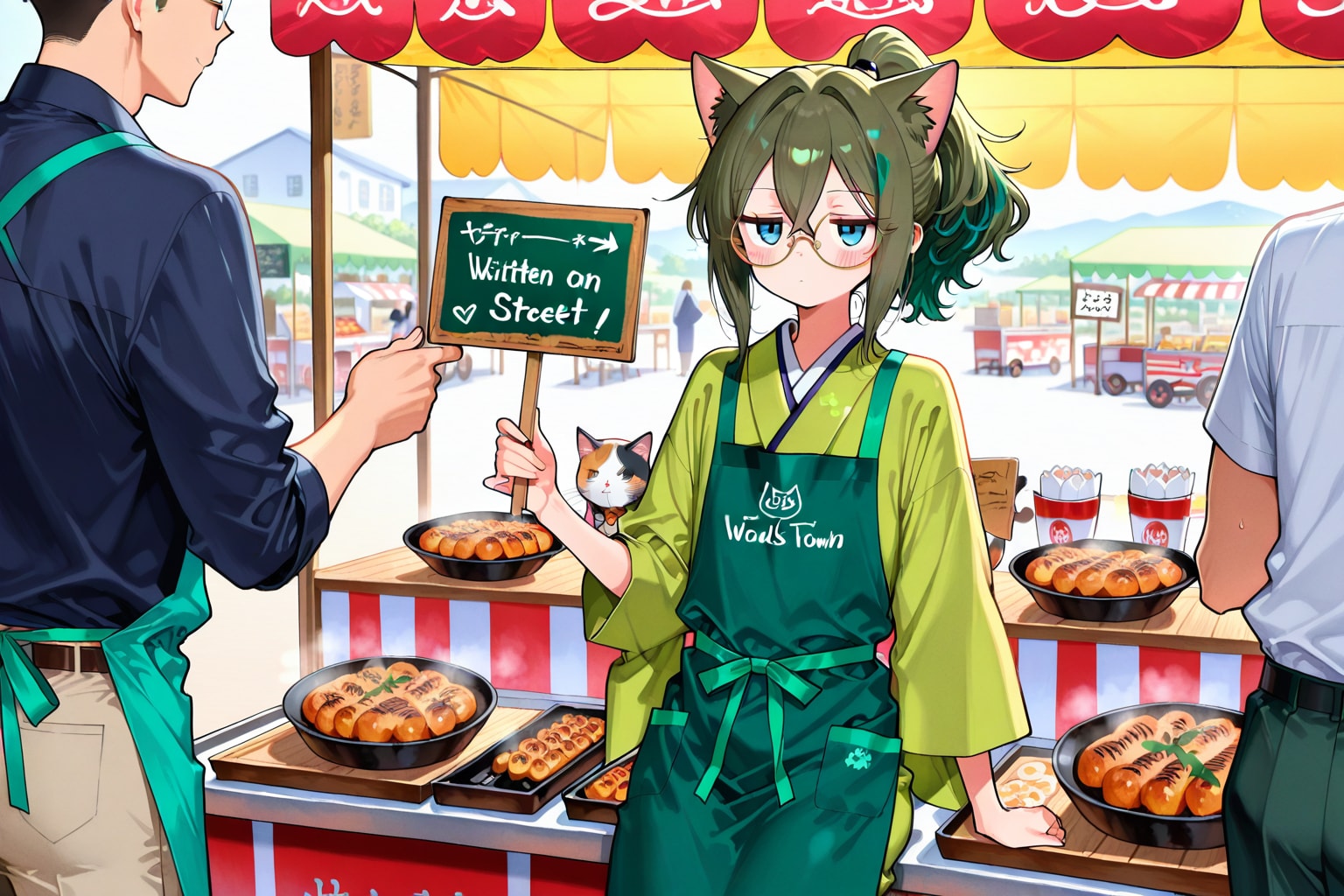 【歌あり】おはようさんの任意焼き屋さん | の人気AIイラスト・グラビア