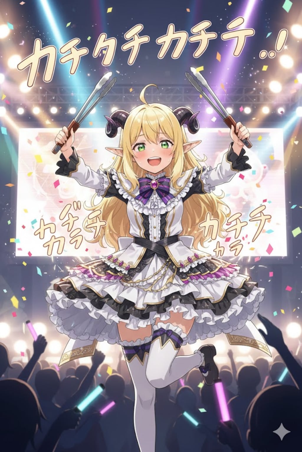 ヴィクトリーライブ！カチカチの勝ちじゃ