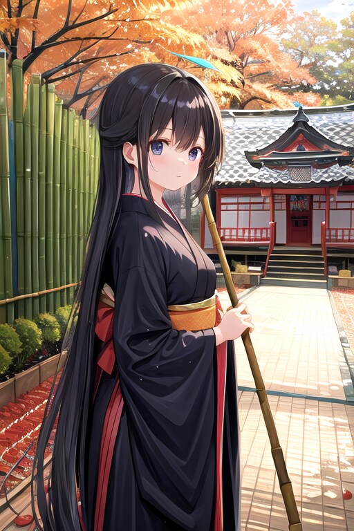 掃除をする女の子 | の人気AIイラスト・グラビア