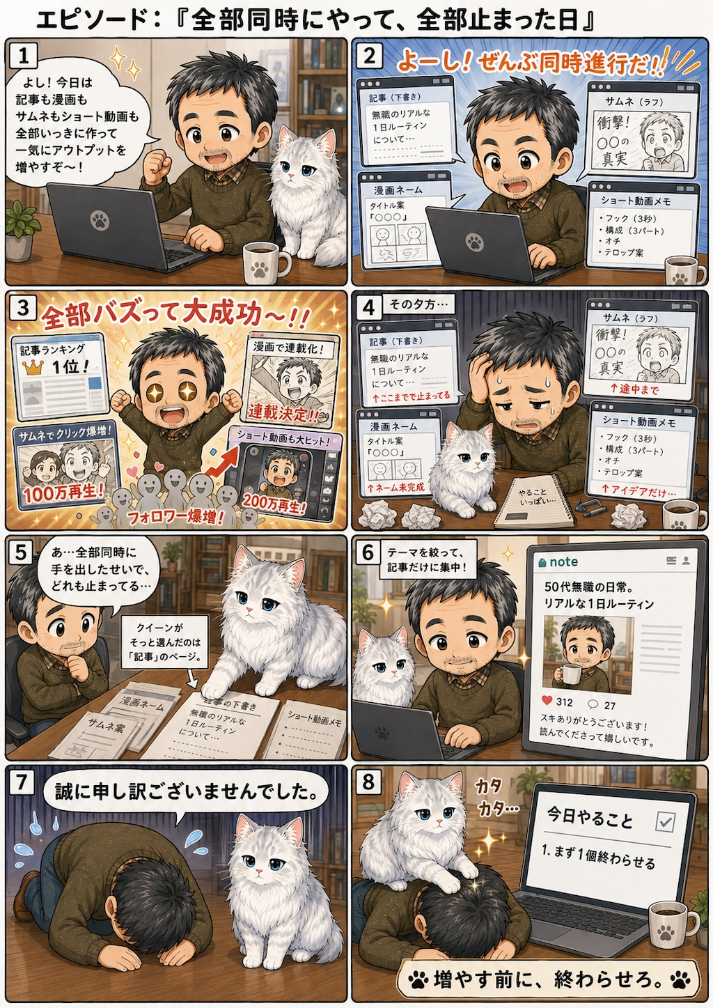 猫漫画6シリーズ