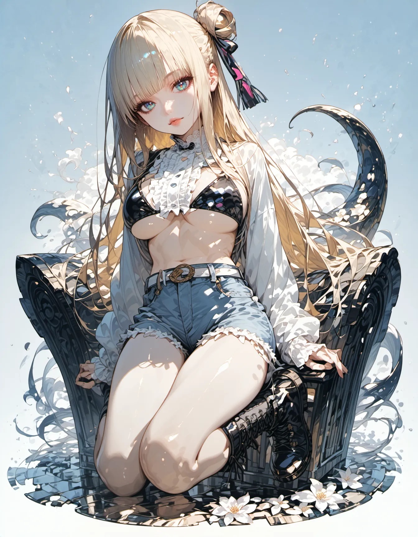 Ivory Throne of Blossoms