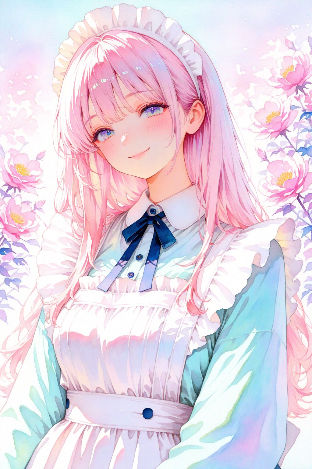 メイドさんの笑顔