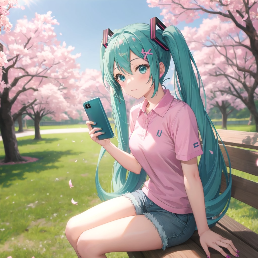 スマホで自撮り