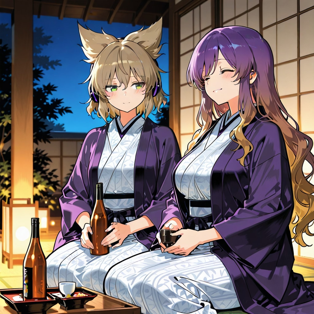 博麗神社の夜咄「救いの契約書など…その性根が腐っておる」 | の人気AIイラスト・グラビア