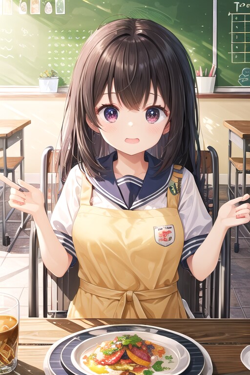 料理部員の幼馴染に試食を頼まれて | の人気AIイラスト・グラビア