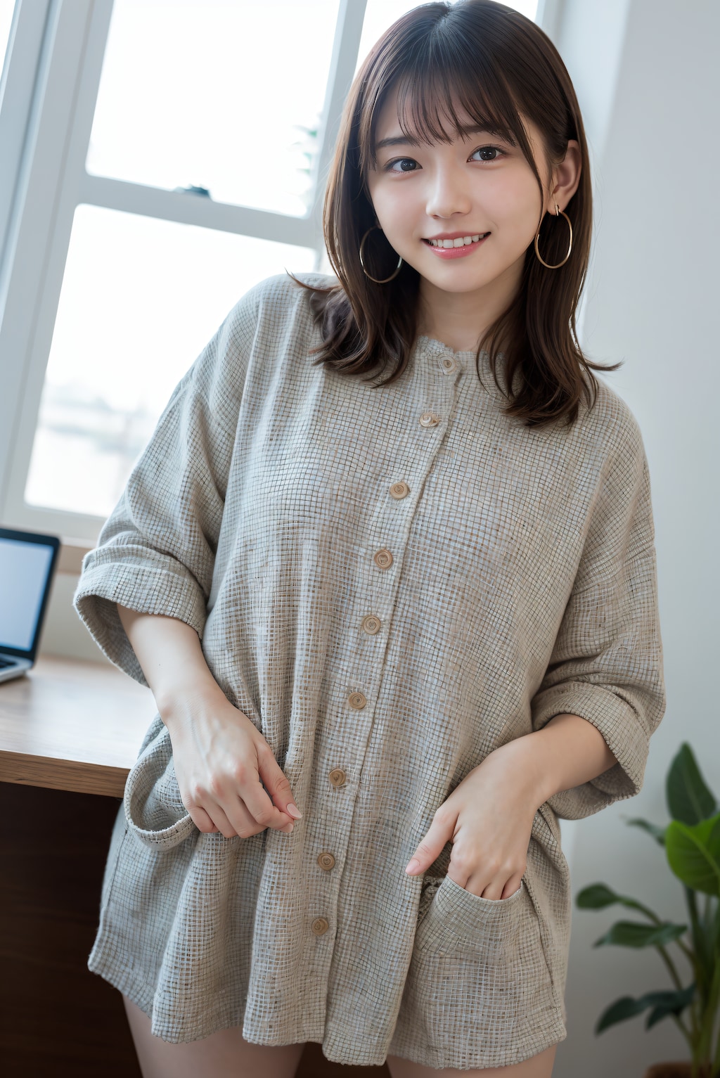 シャツとショートパンツ