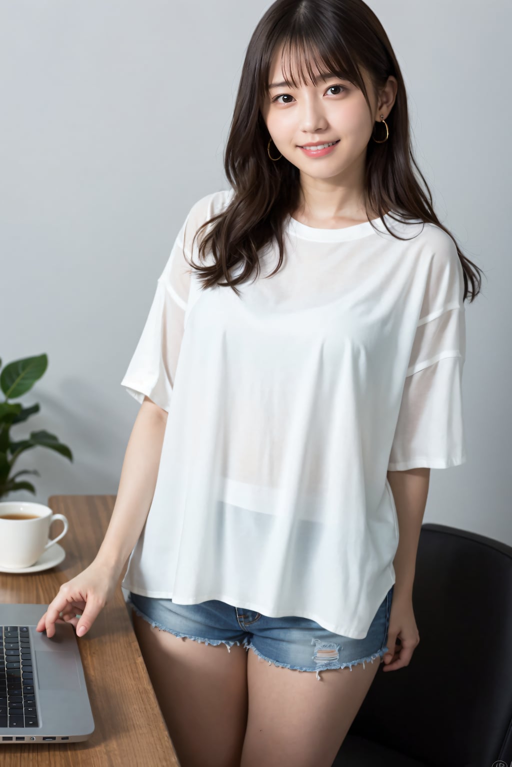 シャツとショートパンツ