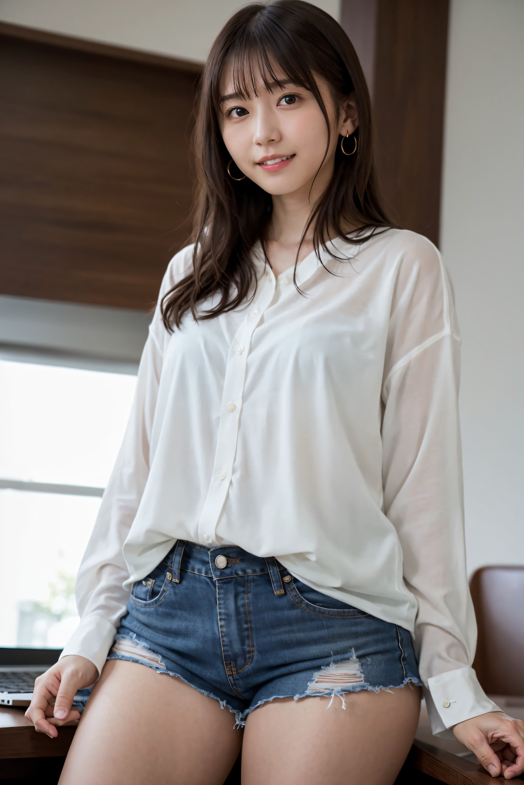 シャツとショートパンツ