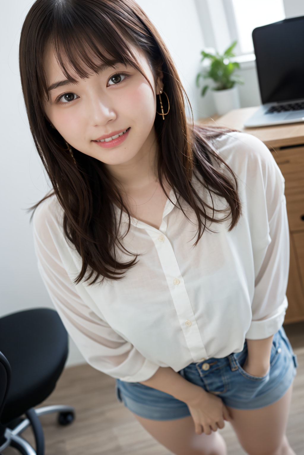 シャツとショートパンツ