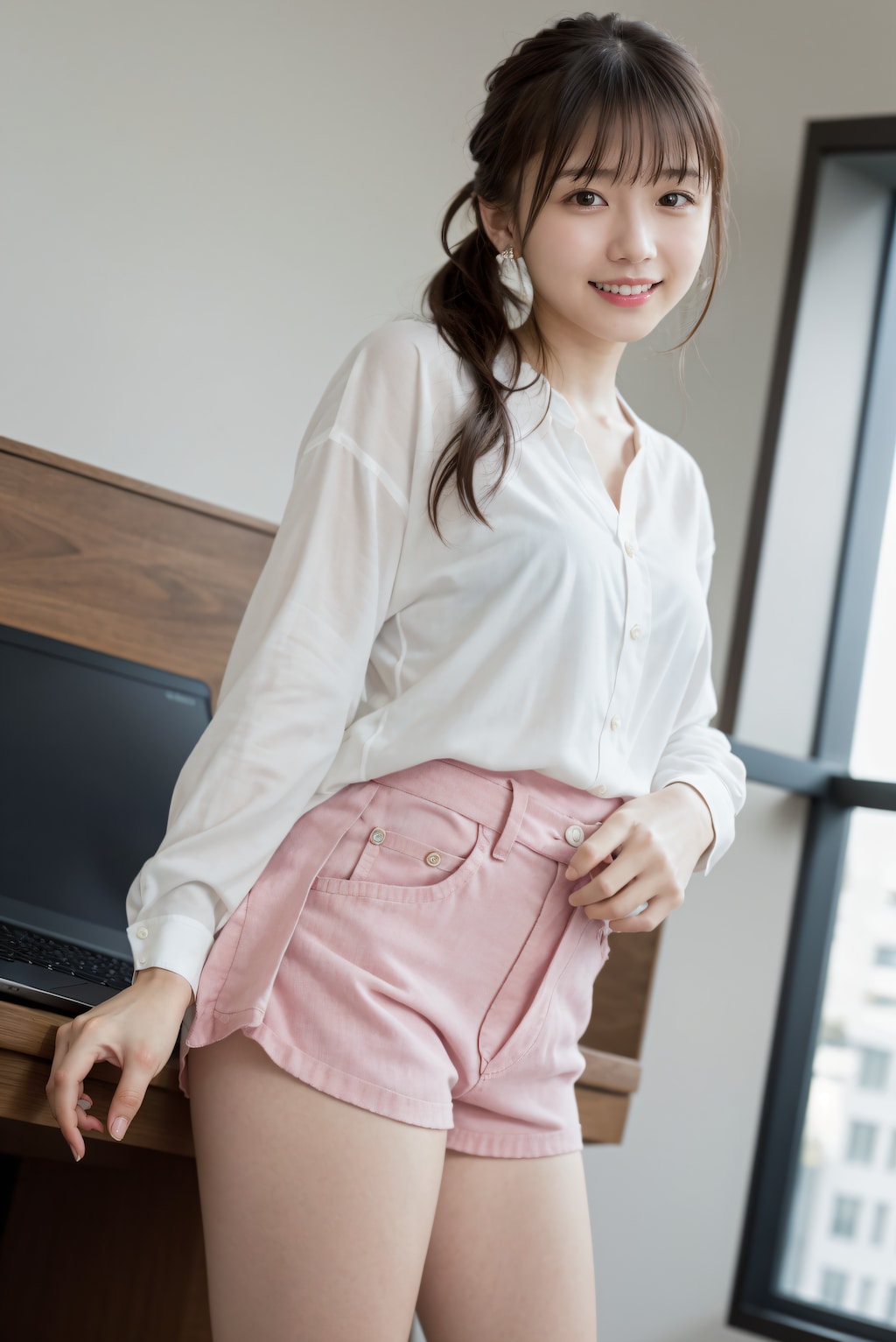 シャツとショートパンツ