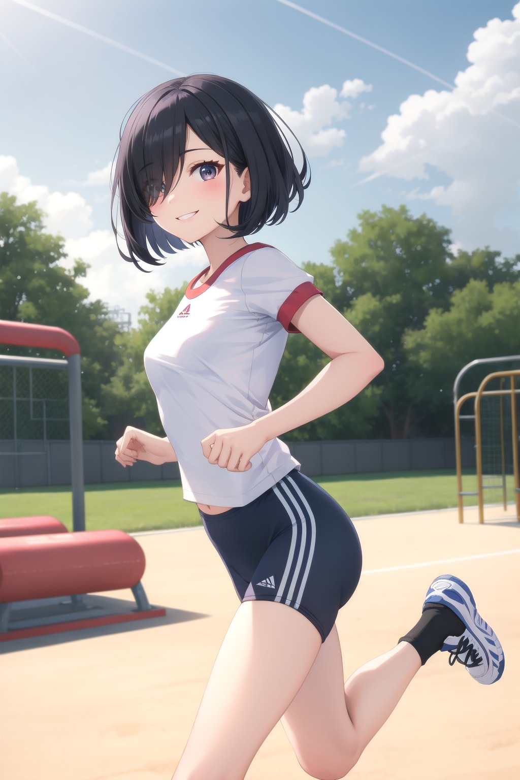 うちの子_基本体型_体操着 | の人気AIイラスト・グラビア