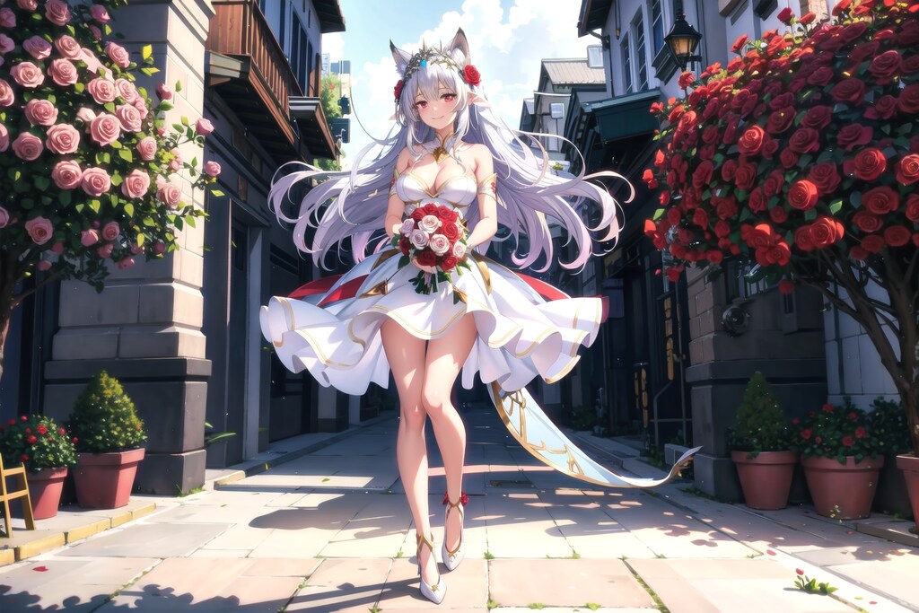 花を贈る企画作品です