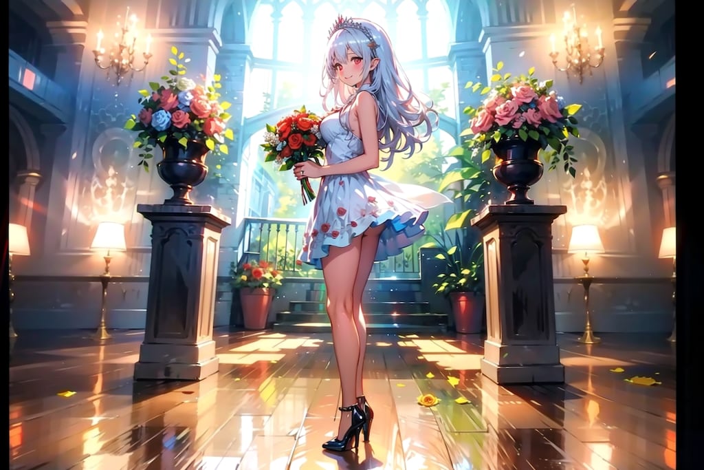 花を贈る企画作品です