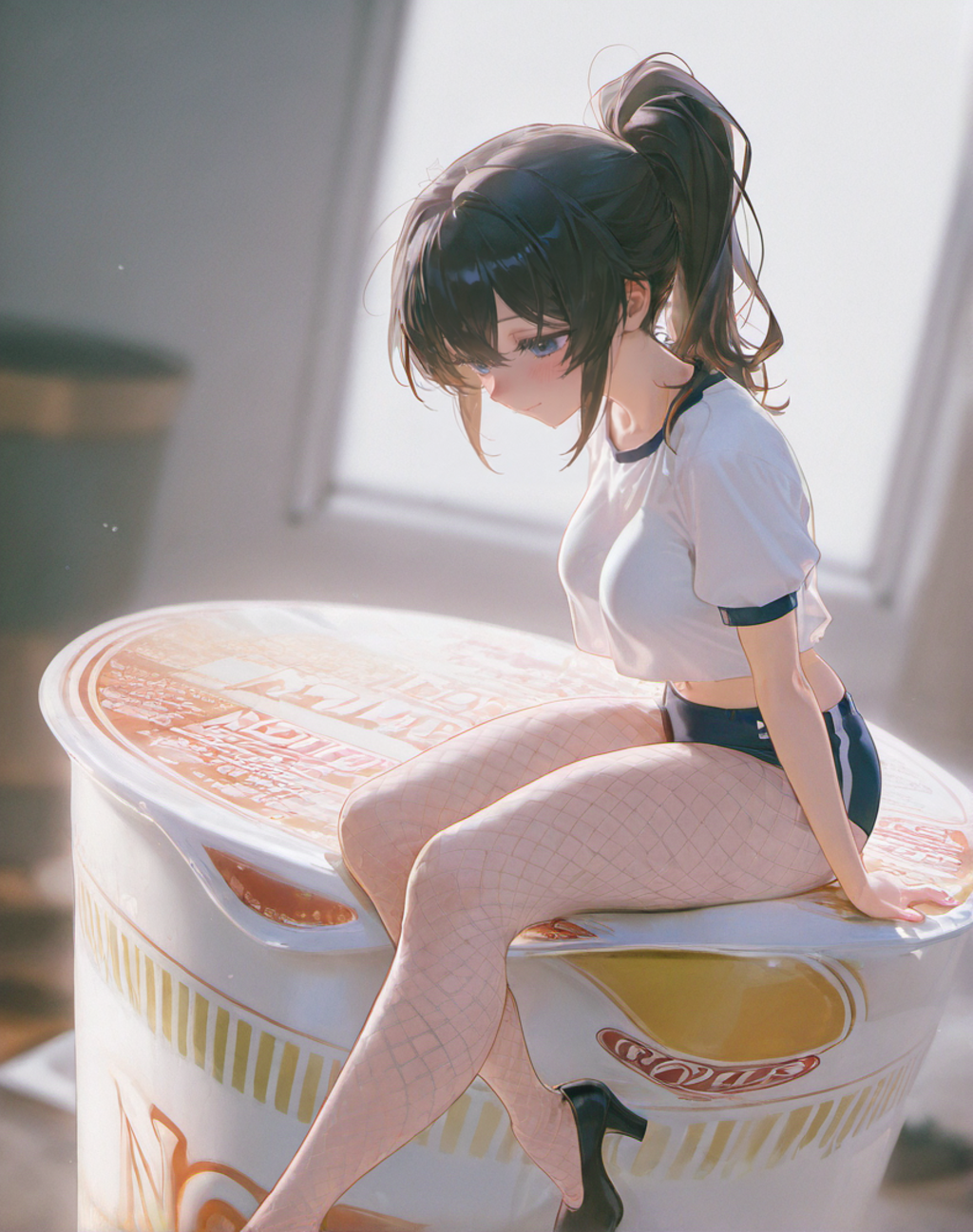 カップ麺のフタ押さえ