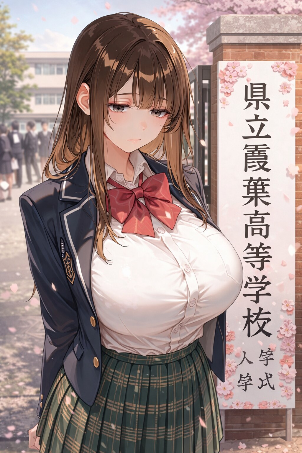これから始まる高校生活に不安を感じる宣子ちゃん