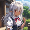 ダークエルフちゃんメイド 5枚目