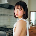 半裸エプロンちゃん 8枚目