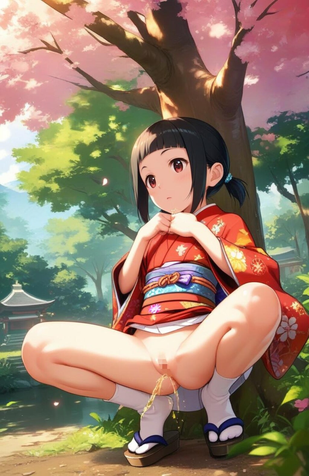 ぱっつん前髪で色々１(8枚)