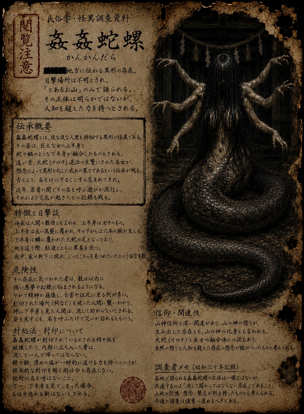 怪異調査資料