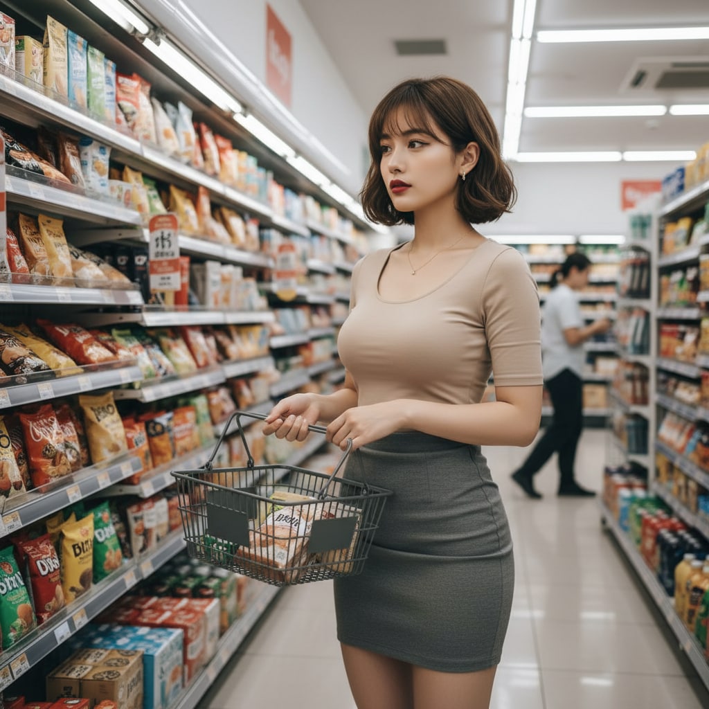 コンビニでお買い物