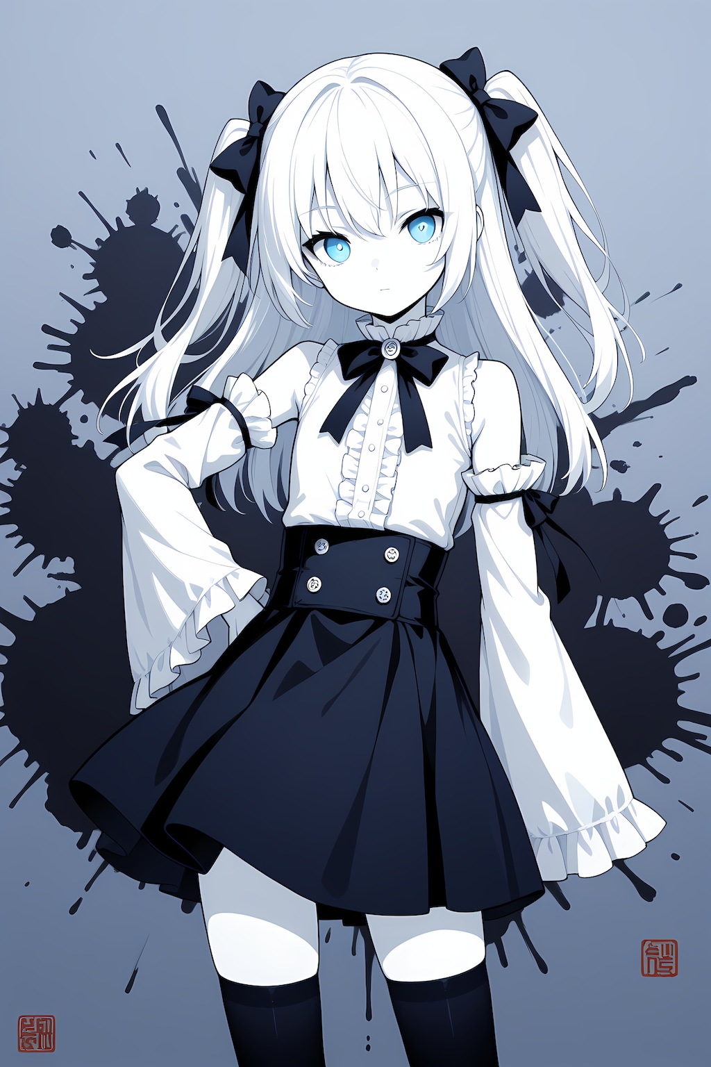 あんまり水墨画っぽくねえな？（白目）