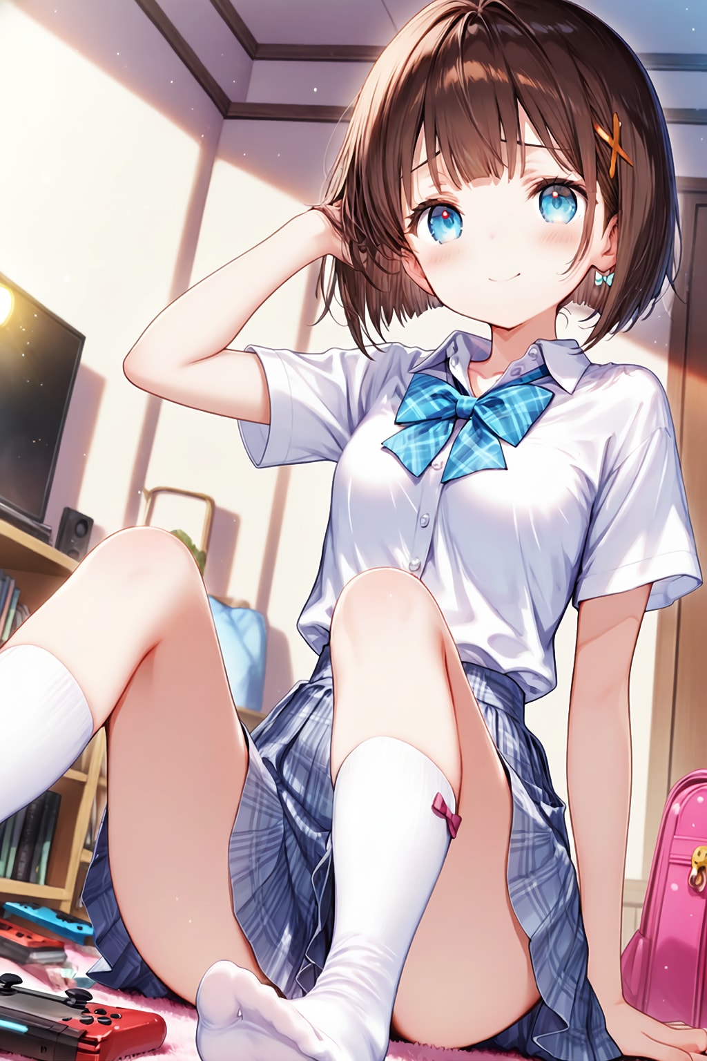 妹ちゃんのゲームのお相手 | の人気AIイラスト・グラビア