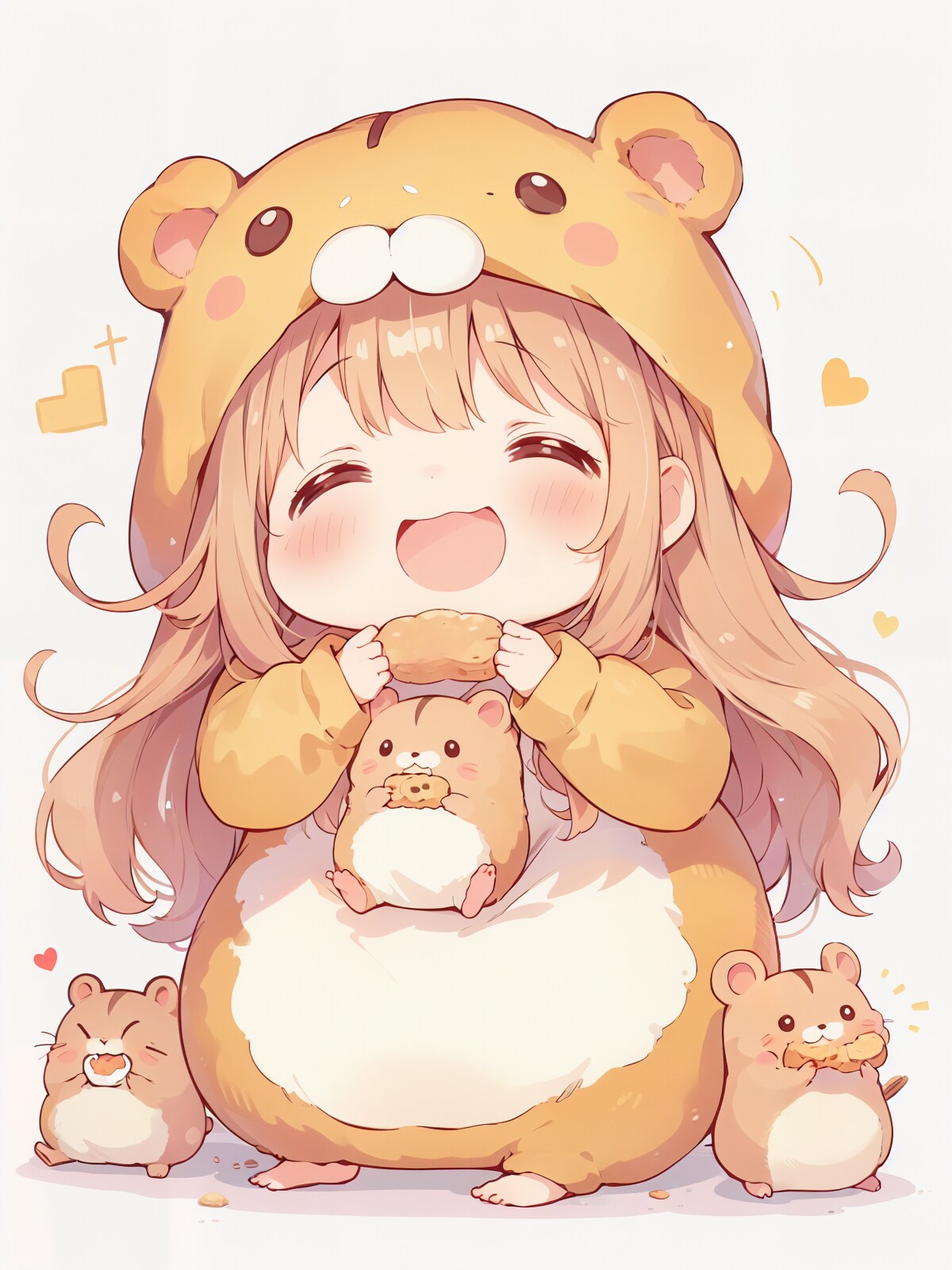 ハムスターきぐるみ娘