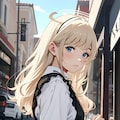 買い物帰り天使メイドさん 4枚目