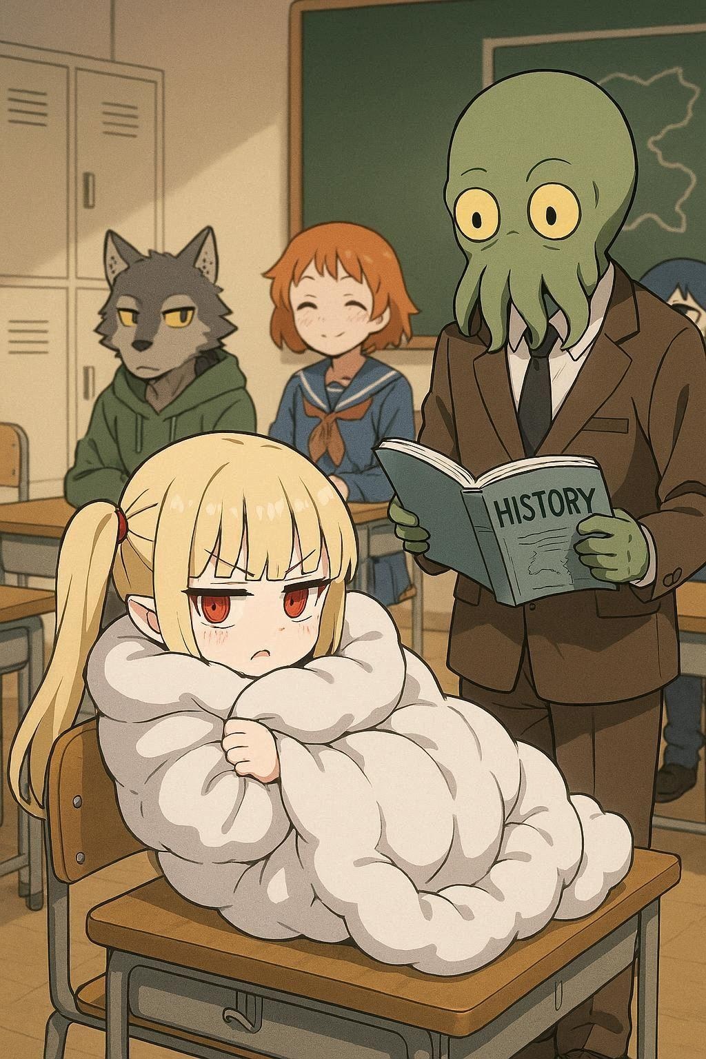 超絶な冬型の気圧配置の悪どさを民衆に抗議するヴァンパイア