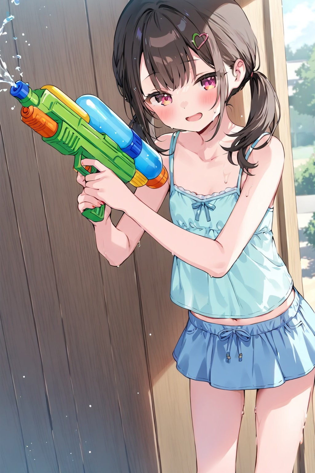 水遊び