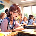 教室にて 2枚目