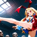 魔界戦記ディスガイア　堕天使フロン　キック2 8枚目