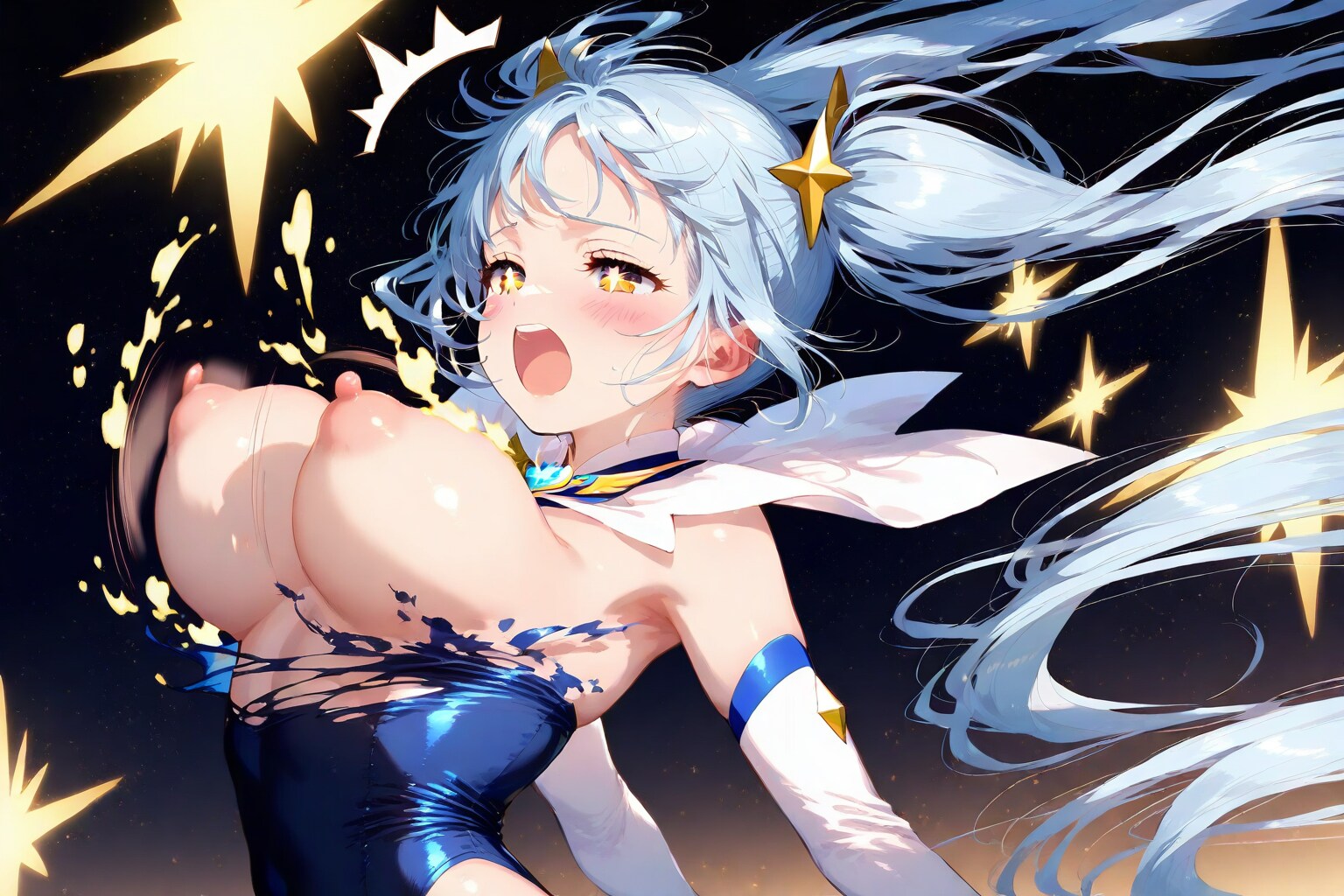 変身ヒロインの淫らに喘ぐ姿
