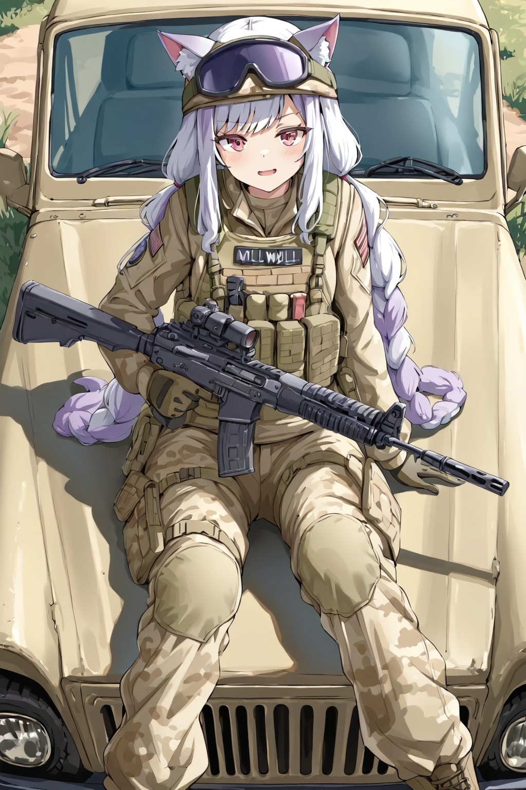 従軍猫娘