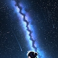 女の子と星空 3枚目