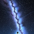 女の子と星空 4枚目
