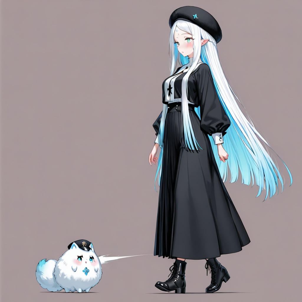 QILINちゃんはこの髪色が好きなのかな？