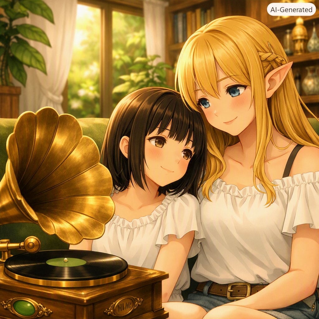 レコード聴きたいの❓（蓄音機の日）