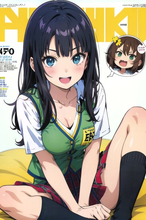 (9枚) 古○川 唯 風 漫画 雑誌 表紙 集  まだまだつづく